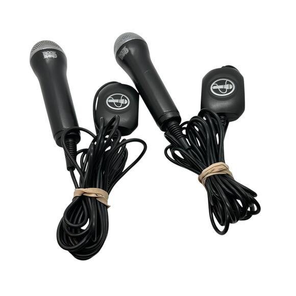 (2) Rock Band USB Microphone Logitech Model A-0234A PS3 PS4 Xbox 360 Xbox One
